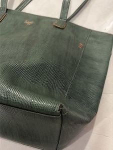 Stylish Dark Green Tote Bag