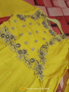Very Beautiful Turmeric Yellow Colour Kurta 😍😍🫶