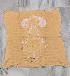 Handmade Crochet Doll Mat for Sofa Chair Floor