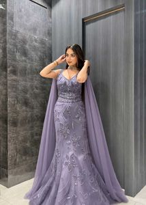 Stunning Lavender Embellished Gown