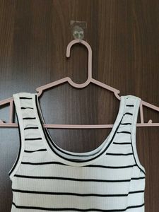 Striped Crop Tank Top