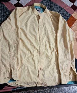 Men's Yellow Casual Shirt