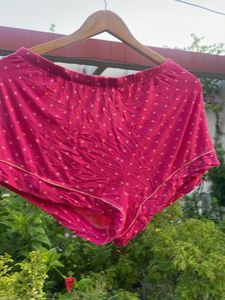 Cozy Pink Polka Dot Pajama Shorts