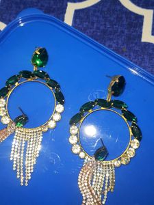Sparkling Dangle Earrings