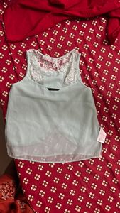 ONLY Seagreen Lace Top