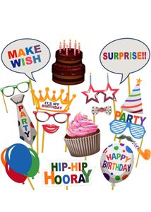 Happy Birthday Props 17pcs