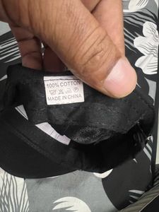 Lacoste Black Cap with Crocodile Logo