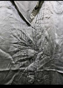 Gray Tunic Top Or Shirt