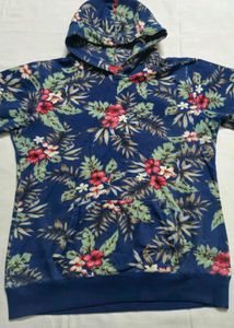 Floral Print Hoodie