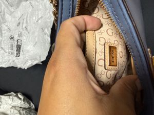 Authentic Guess Blue Shoulder Bag