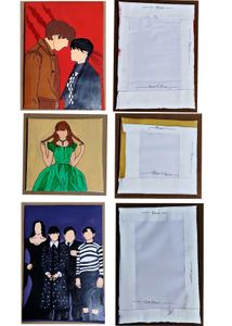 Wednesday Inspired Handmade Art Collection