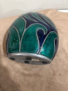 Enamel Painted Vase (without flowers)
