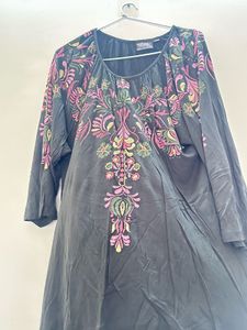 Embroidered Green Kurta