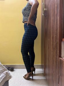 classy checked thights
