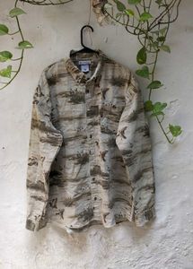 Men's Columbia Duck Print Button-Up Shirt