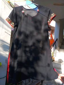 Black Embroided Kurti