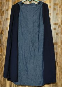 Denim & Navy Skirt