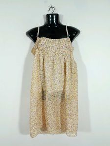 Multi Color Printed A Line Dress Women's