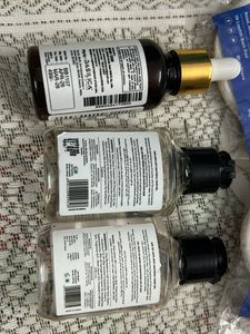 Face Serum &amp; Hand Care and loofah