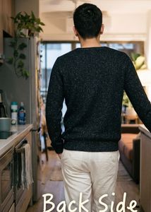 Men's Speckled Knit Sweater