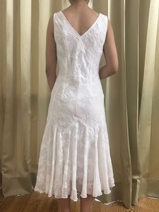 White elegant dress