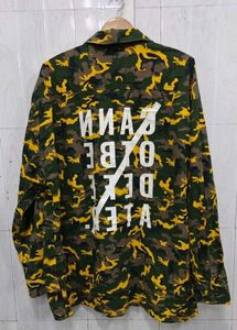 Bershka Yellow Camo jacket