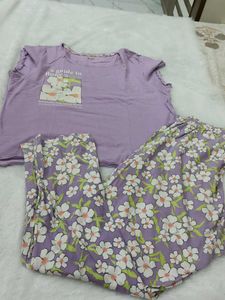 Cute Floral Pajama Set