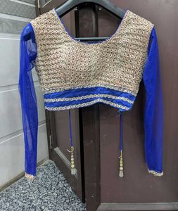 Full Flare Royal Blue Lehenga Choli Set