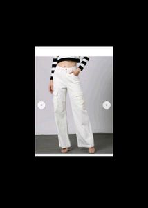 OUTRYT White Cargo Jeans