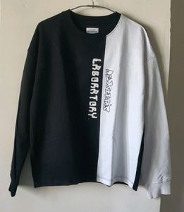 Black & White Colorblocked Sweatshirt ❤️