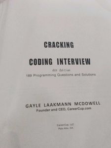 Cracking the Coding Interview