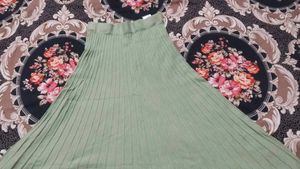 Pleated Midi Skirt