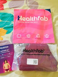 Healthfab S, M Size Reusable Period Panty Maroon