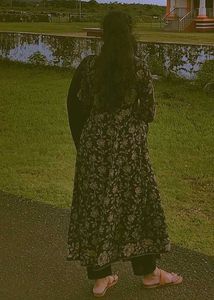 Black kurta set