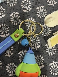 Cute Cartoon Keychain with hooks included