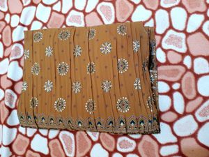 Palazzo Pant With Pleated Pattern