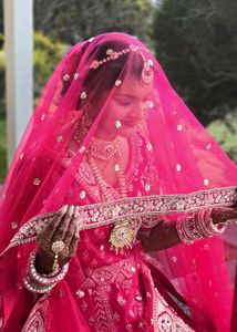 Exquisite Rani Pink Bridal Lehenga Choli
