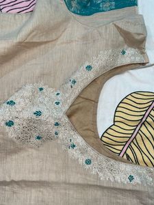 Banarasi Kurta With Churidar Pyjama