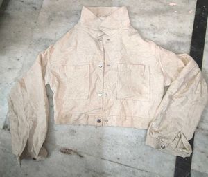 Cropped Corduroy Jacket