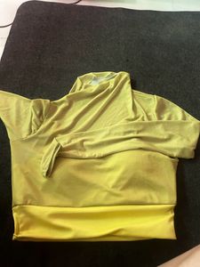 Yellow Crop Top