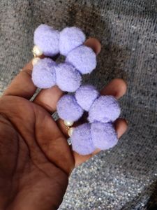 Pom Pom Earrings