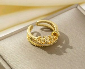 ✨ Gold Plated Adjustable Anxiety Ring | Brand New