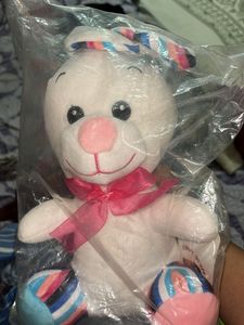 Cute White Bunny Plush Toy