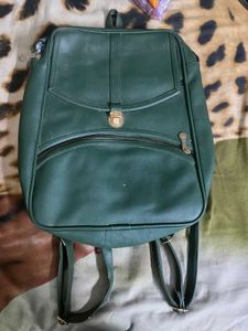 Stylish Backpack Set - Blue &amp; Green