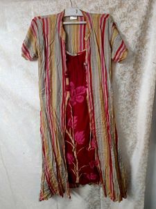 Bohemian Striped Maxi Dress