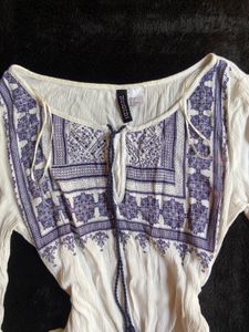 boho h&amp;m kurti top