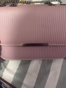 Chic Pink Chain Shoulder Bag