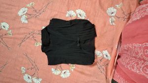 Sheer Black Cardigan