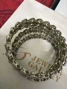 Exquisite Diamond Bangle Set