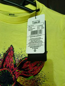 Yellow Stranger Things Graphic Tee
